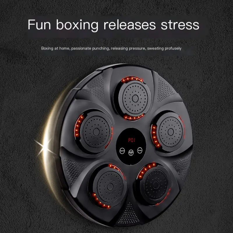 Smart Music Boxing Target Reaction Trainer for Home Fitness