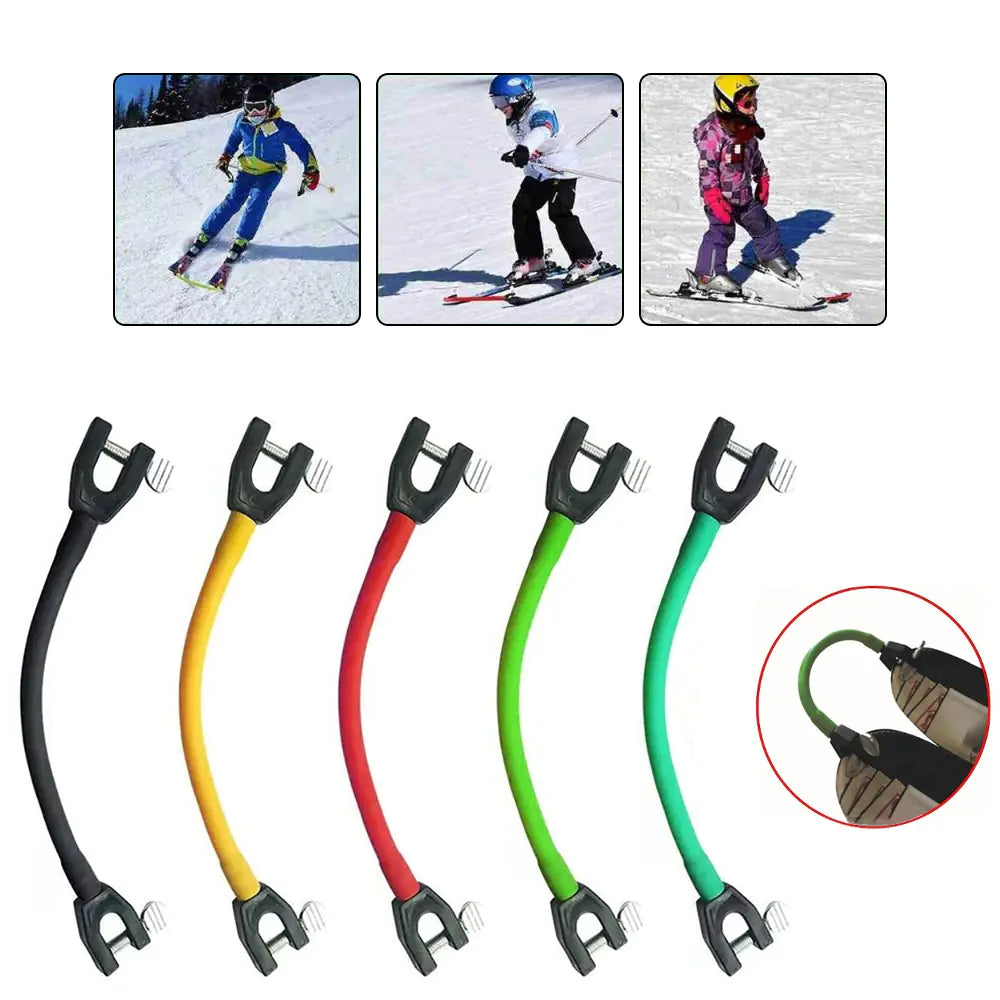 Ski Tip Connector for Beginners and Training Aid